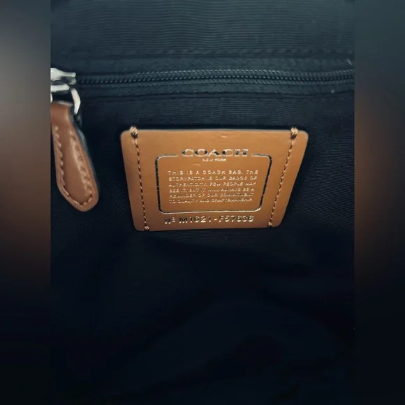 COACH Mini Charlie Nylon Backpack In Tea Rose Floral Print - Picture 6 of 8